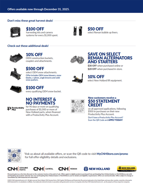 Seasonal Savings that pay off in the field page 2